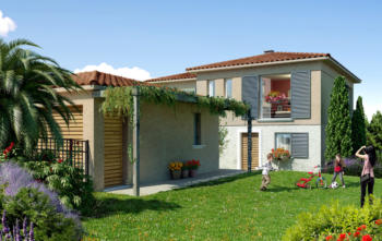 Perspective de la résidence en Nue-propriété "Only Roc" à Roquebrune-sur-Argens