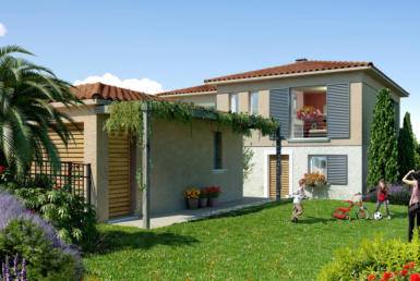 Perspective de la résidence en Nue-propriété "Only Roc" à Roquebrune-sur-Argens