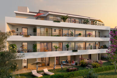 Investir en Nue-propriété à Cannes, résidence Les Jardins des Coteaux