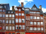 Rennes, France - Traditional half-timbered houses from the 17th